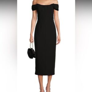 Antonio Melani dress NWT size 12 Natasha crepe black